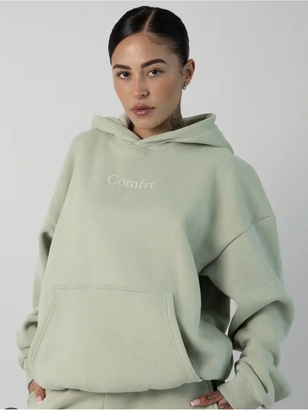 Comfrt Signature Collection Hoodie ( Green Tea) 🍵 - Picture 1 of 10